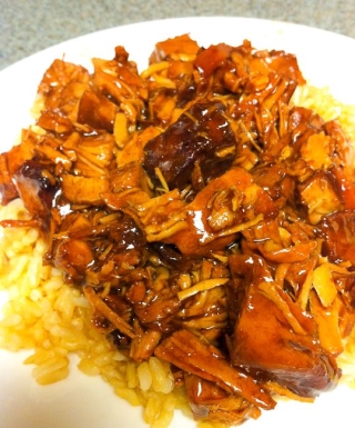 Crock Pot Bourbon Chicken